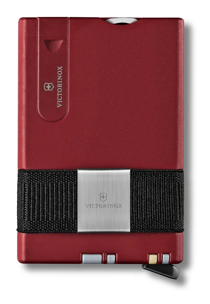 VICTORINOX Smart Card Wallet, Cartera 2 en 1 con multiherramienta, 10 funciones, Swiss Made, tarjetero, incl. billetero