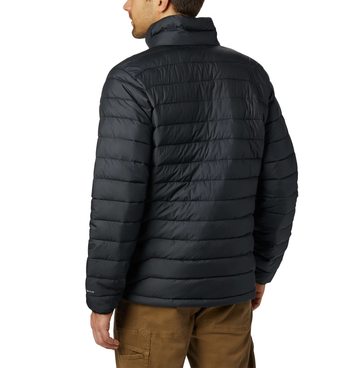 Columbia Powder Lite Jacket Chaqueta acolchada Hombre, Black, S