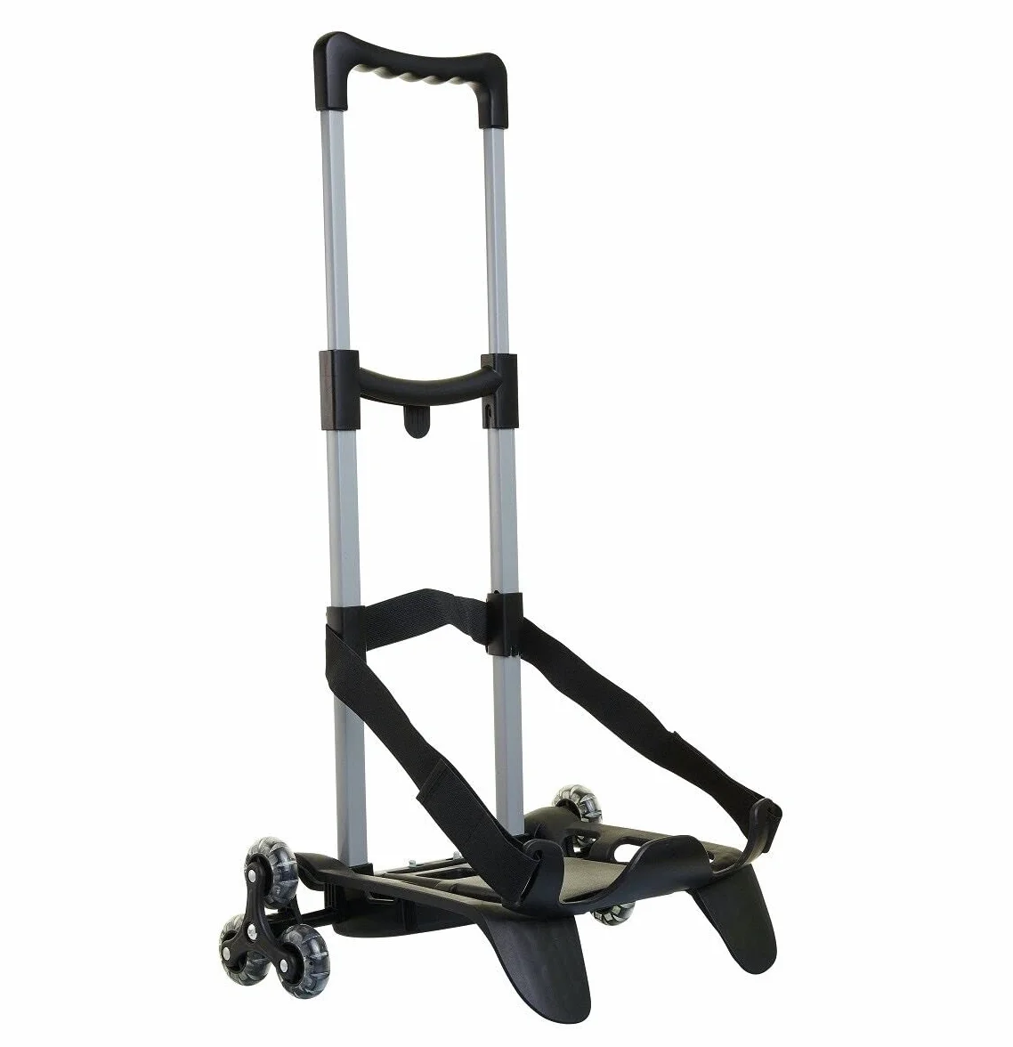 SJ Gang Trolley para Mochila, para Adolescentes, niñas y niños, para Mochilas Seven & SJ, diseño Italiano, Negro