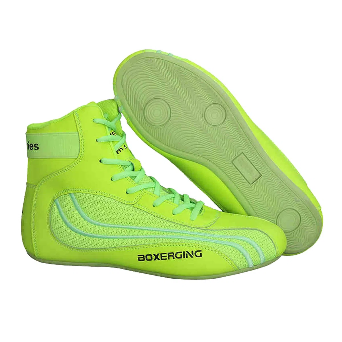 Boxeo Hombre Zapatillas,Hombres,Mujeres Zapatos De Boxeo,Zapatillas Boxeo,Zapatillas De Lucha,Botas Wrestling,Confort,Ajuste Ligero,Soporte para El Tobillo,para Boxeo,Lucha Libre,Blanco