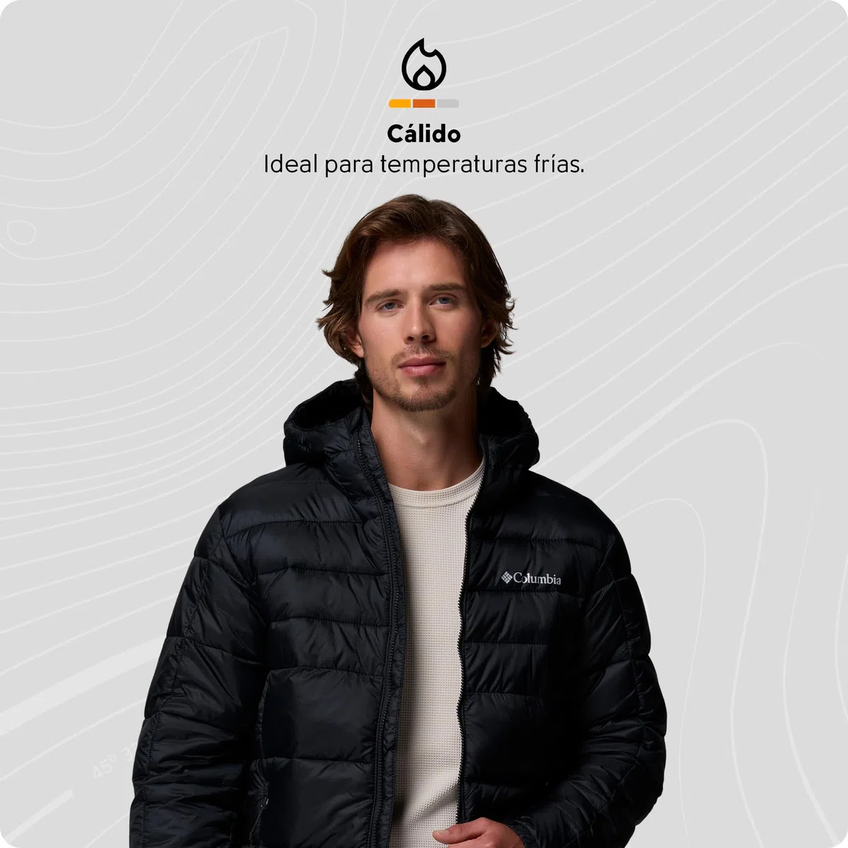 Columbia Buck Butte Insulated Hooded Jacket Chaqueta acolchada con capucha Hombre (Pack de 1)