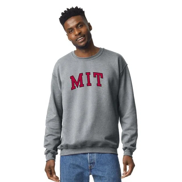 Instituto de Tecnología de Massachusetts (mit) producto oficial de arco Logo sudadera, Gris