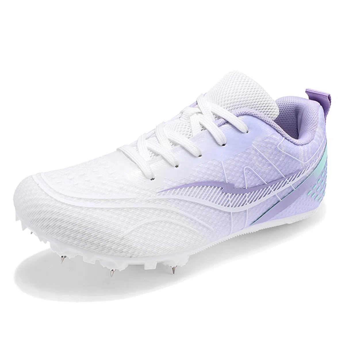 Zapatillas De Atletismo Mujer Transpirables para Carreras De Pista Y Campo Zapatillas De Salto Zapatillas Deportivas con Clavos para Sprint