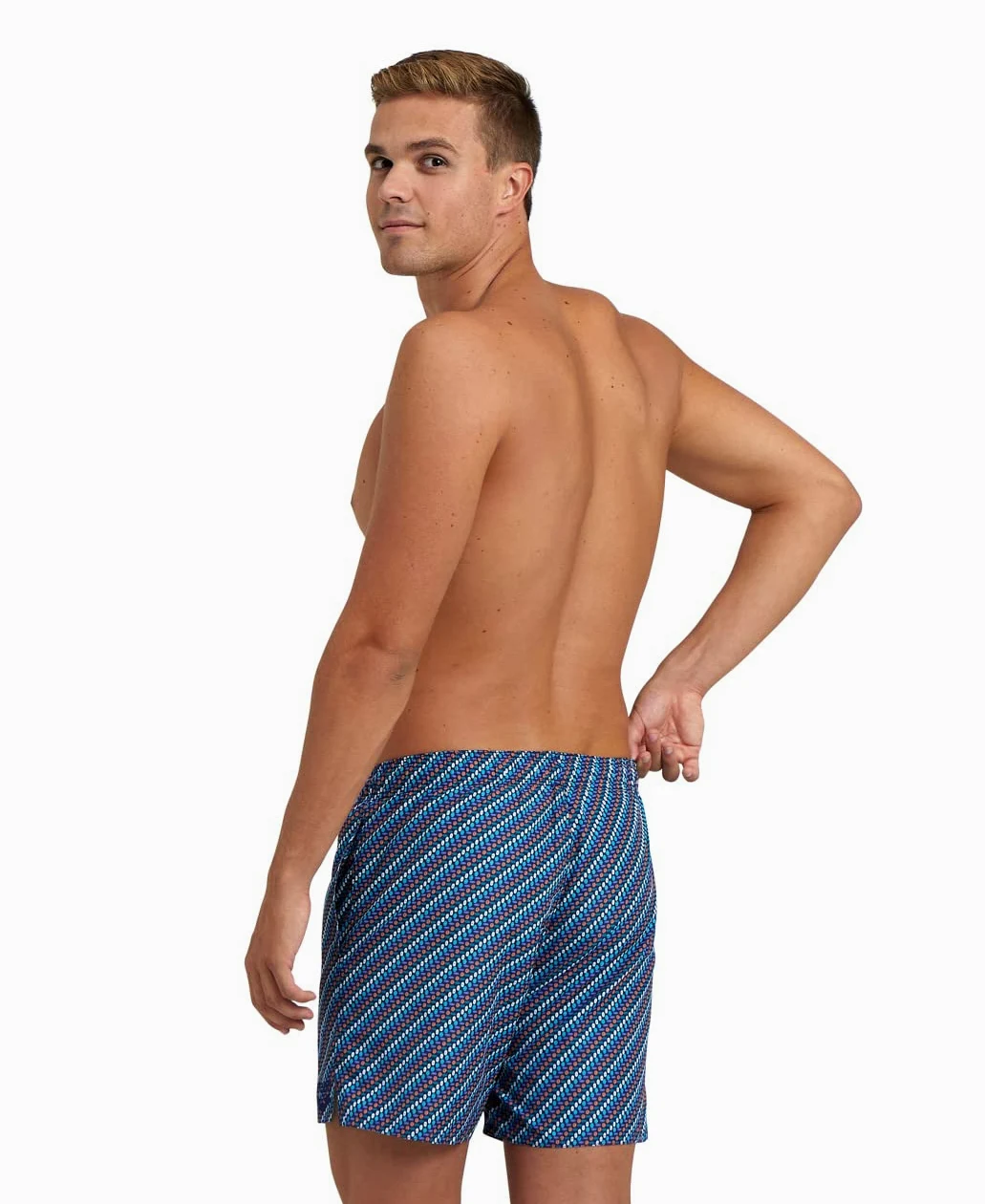 ARENA Men's Beach Boxer Allover Swim Trunks Hombre