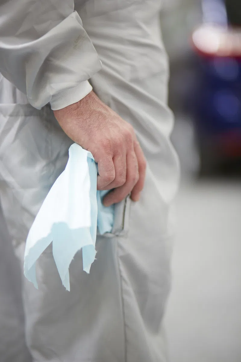 3M 50425M - Prenda de protección lavable en poliéster, talla M (10 unidades)