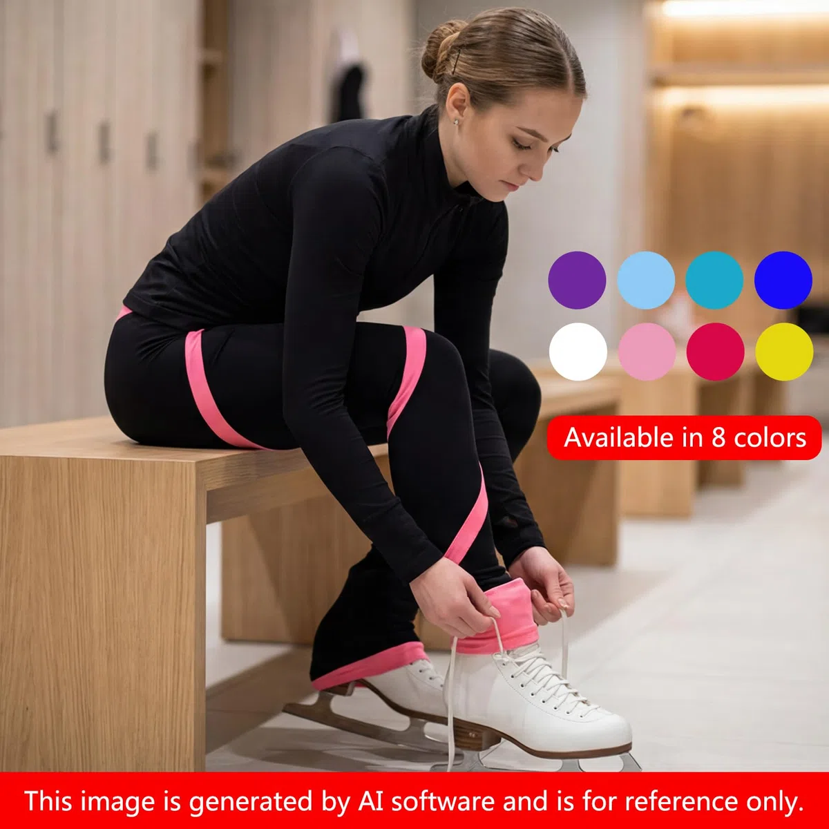 Trajes de entrenamiento de patinaje artístico para mujer, pantalones de terciopelo