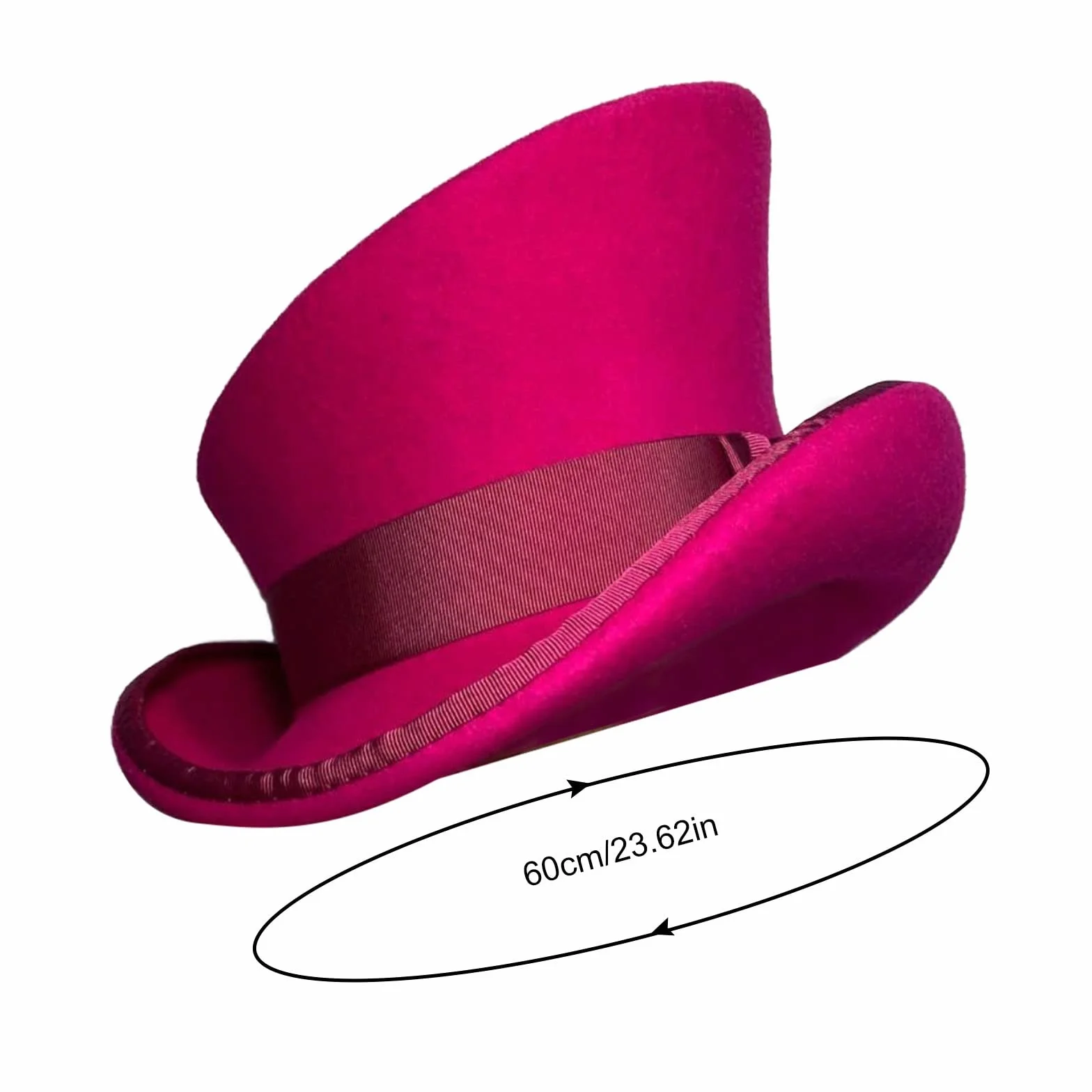 Gorro masculino capucha cilindro asimétrico sombrero de lana damas caballeros unisex sombrero steam punk cilindro moda sombrero decorativo gorro de invierno hombres, morado, Talla única