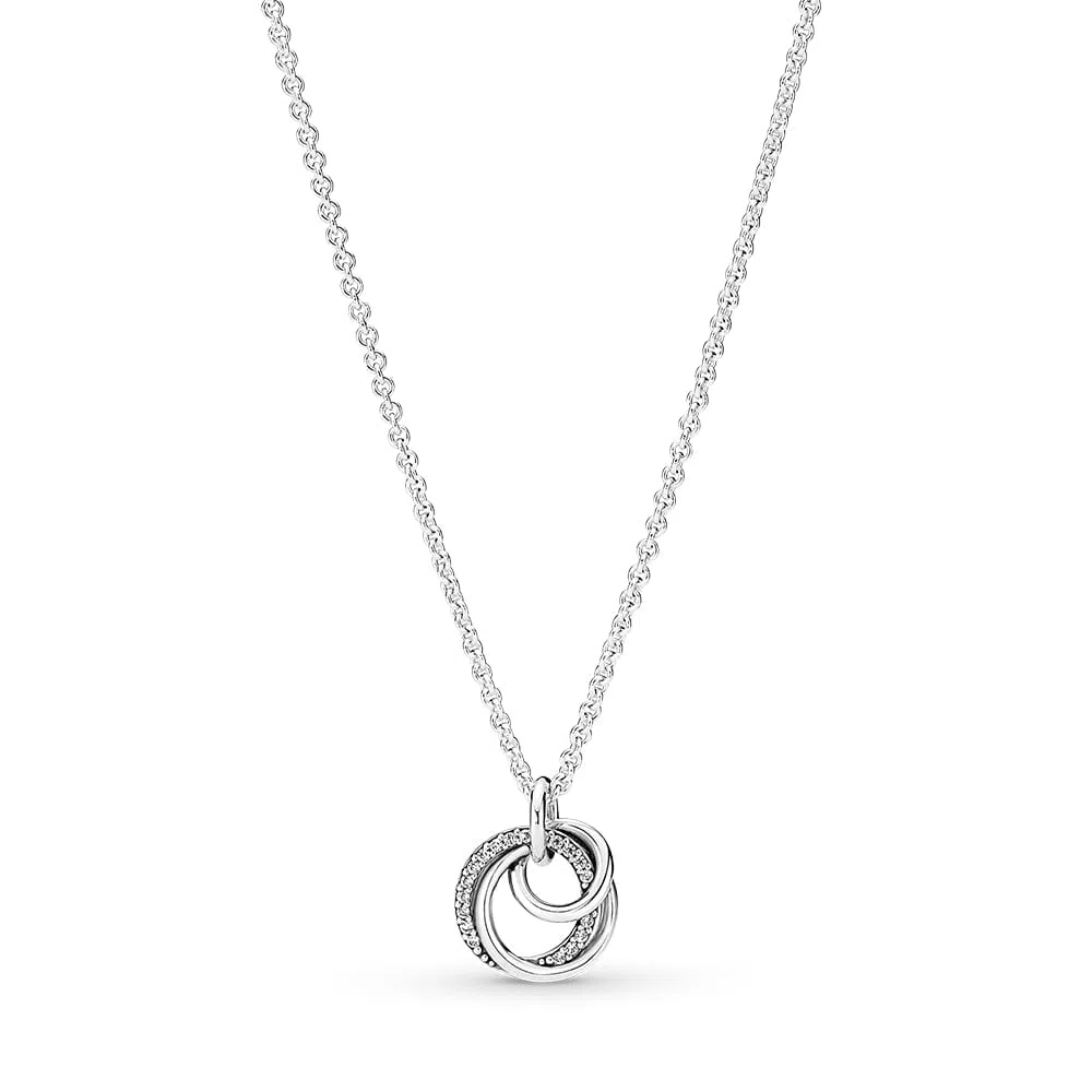 Pandora Family Always Encircled Hoop Earrings