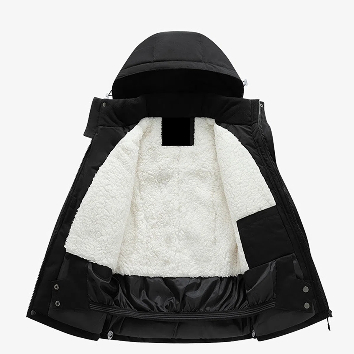 Genérico Traje de Esquí Infantil Chaqueta Pantalones Lana Múltiples Bolsillos Impermeable Abrigado Snowboard Invierno Niñas Equipación Deportiva Nieve