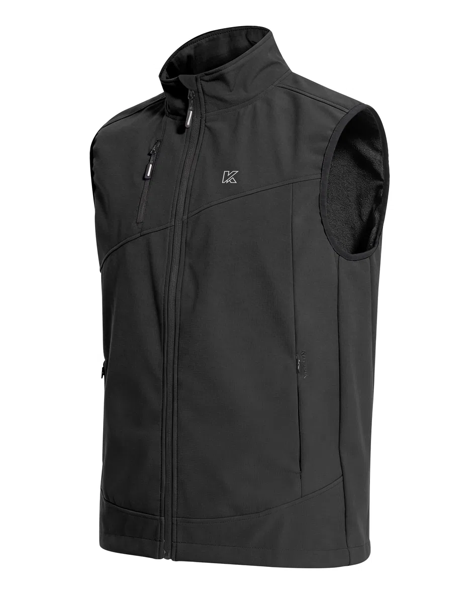 Chaleco Softshell Cortaviento Ciclismo Senderismo 5 Bolsillos HC203