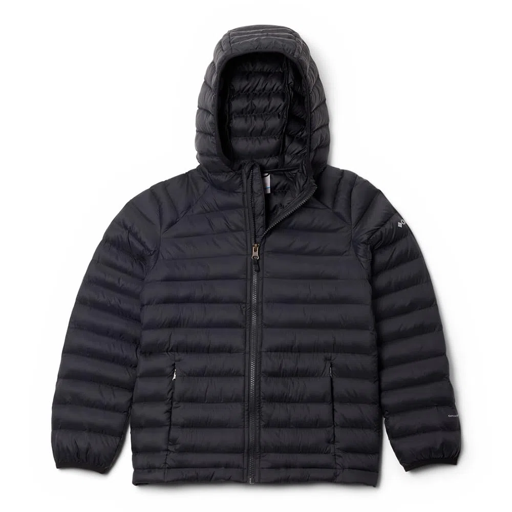 Columbia Powder Pass Hooded Jacket, Chaqueta Acolchada Con Capucha para Junior Unisex