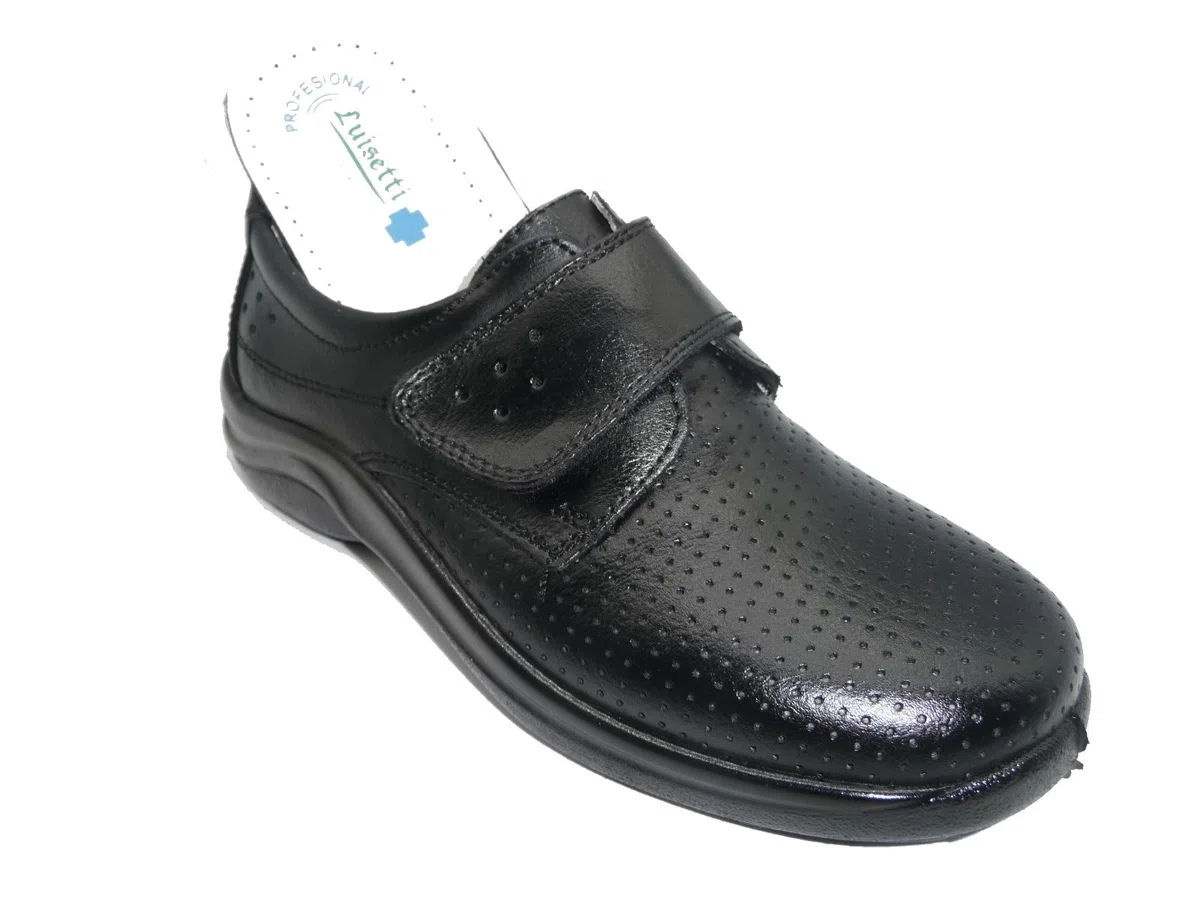 LUISETTI Berlin 0025 Zapato Sanitario Y HOSTELERIA Unisex-Adulto Negro