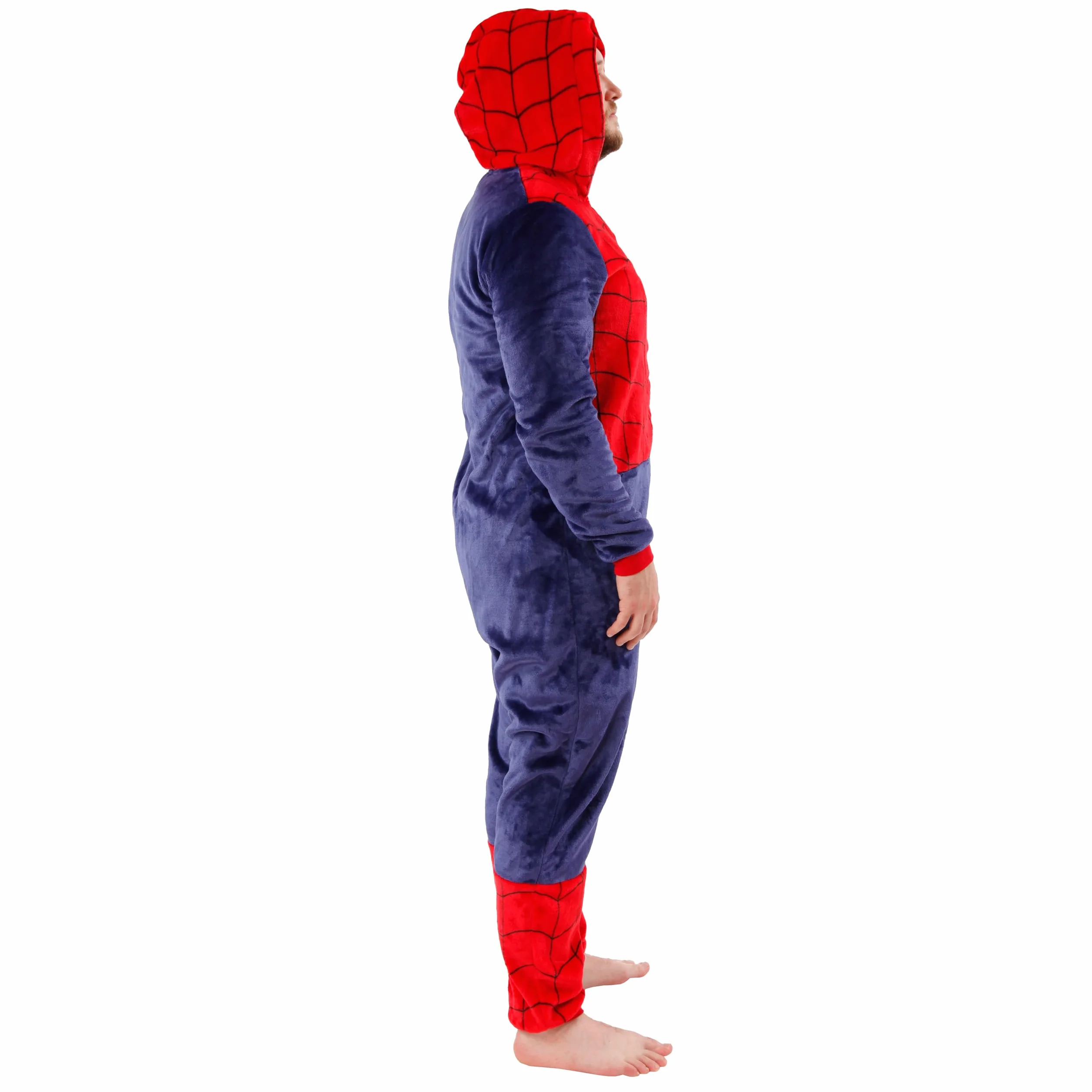 Marvel Monos Hombres | Spiderman Pijama De Mono Hombre | Disfraz Spider-Man Adulto | Merchandising Oficial de Spiderman