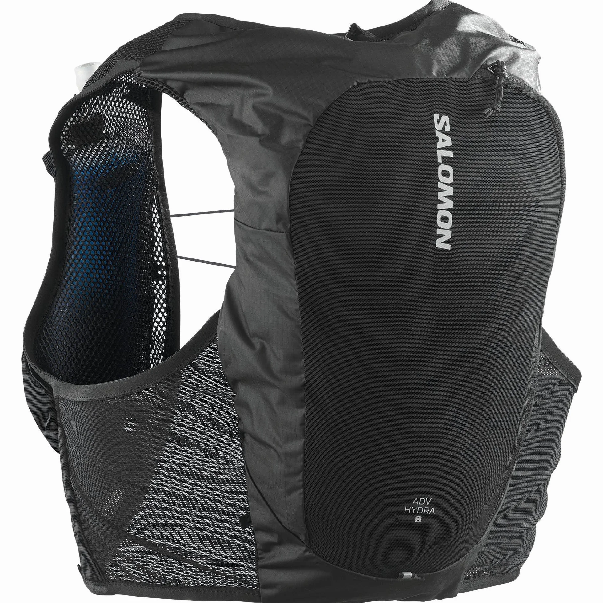 Salomon ADV Hydra Vest 8, Chaleco hidratación Estable, frascos Acceso rápido, Bolsillo Grande para geles, Almacenamiento Simple para Entrenamiento y Carreras