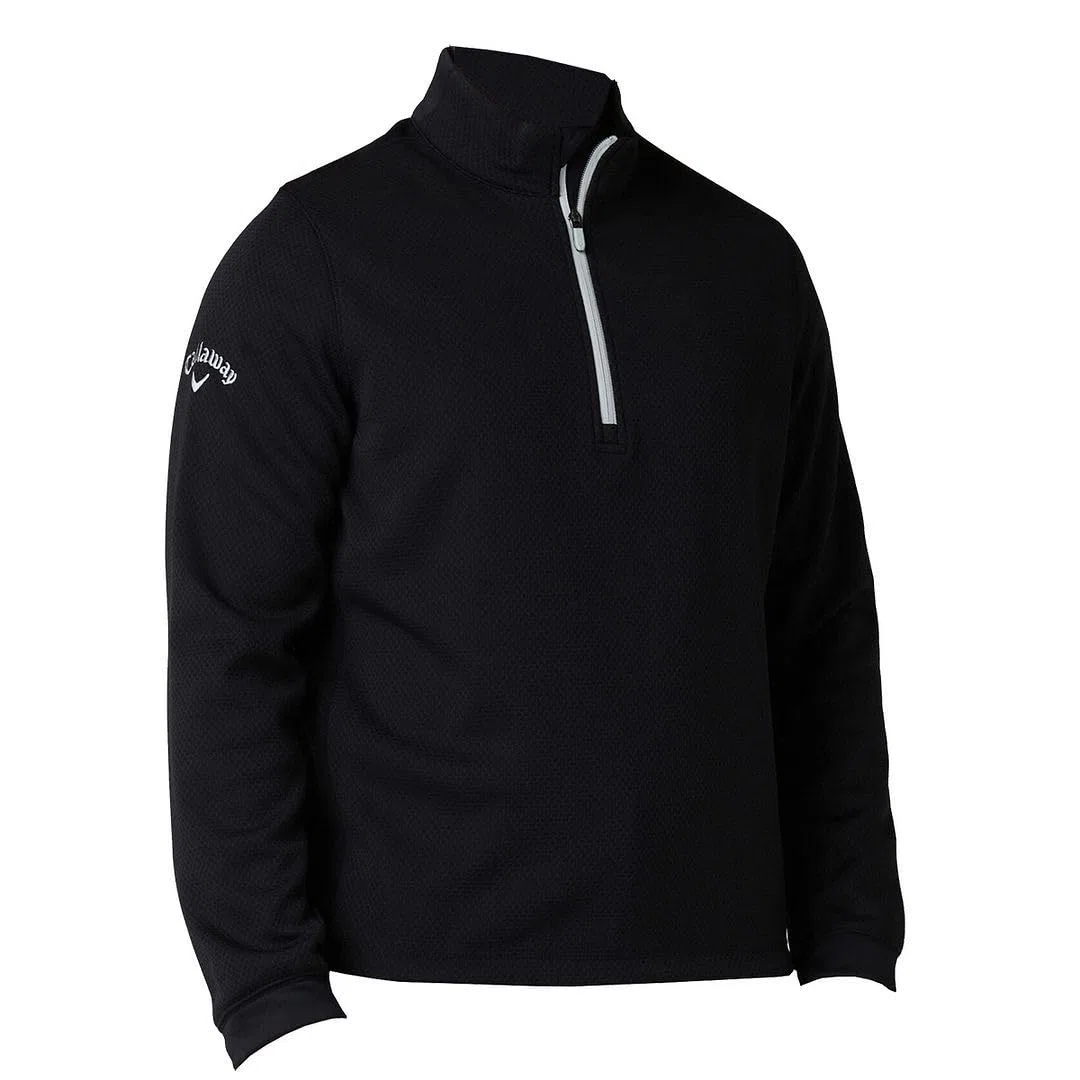 Callaway Golf Suéter Textura Hexagonal Hombre - Caviar - XL