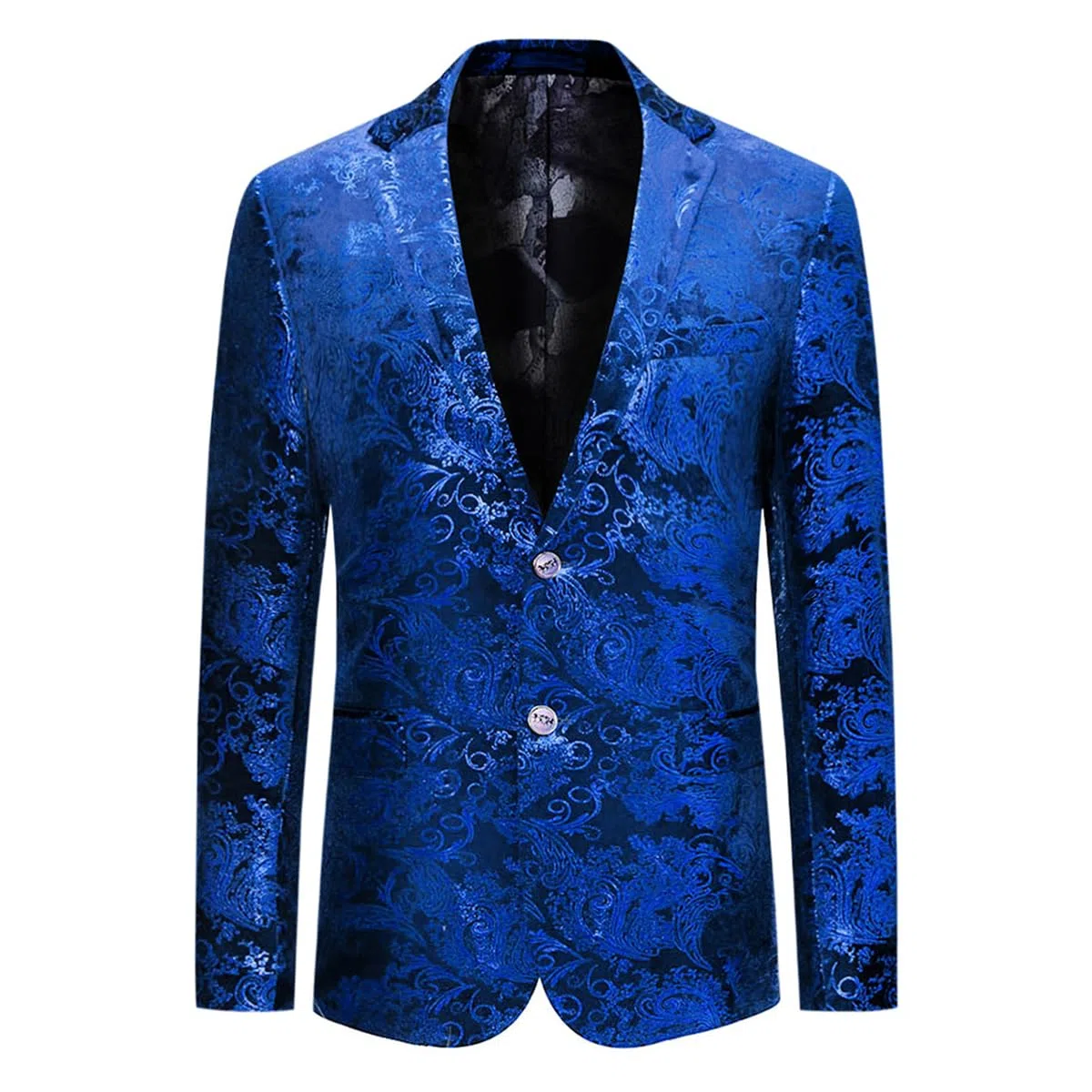 Allthemen Blazer de Lentejuelas para Hombre Chaqueta con Purpurina Dorada Esmoquin de Boda de Corte Entallado