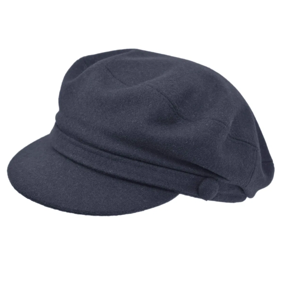 Melegari Gorra Popular Marinero Génova, Gorra Skipper, Gorra con Visera, Gorra Lana, Made in Italy, Otoño/Invierno