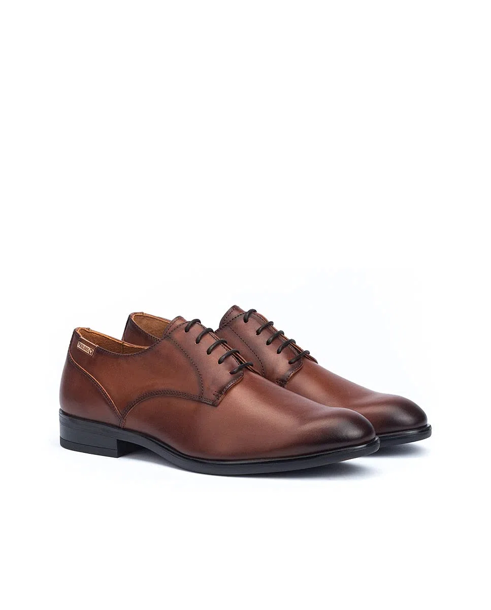 Pikolinos Bristol Zapatos Cordones Hombre | en Cuero | Plantilla Extraíble | Talla EU 39-47