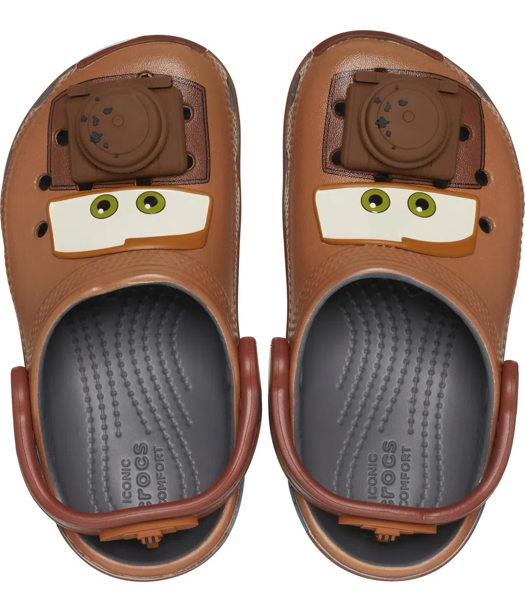 Crocs Disney Cars Mater Classic Clogs Obstrucción para niños Unisex