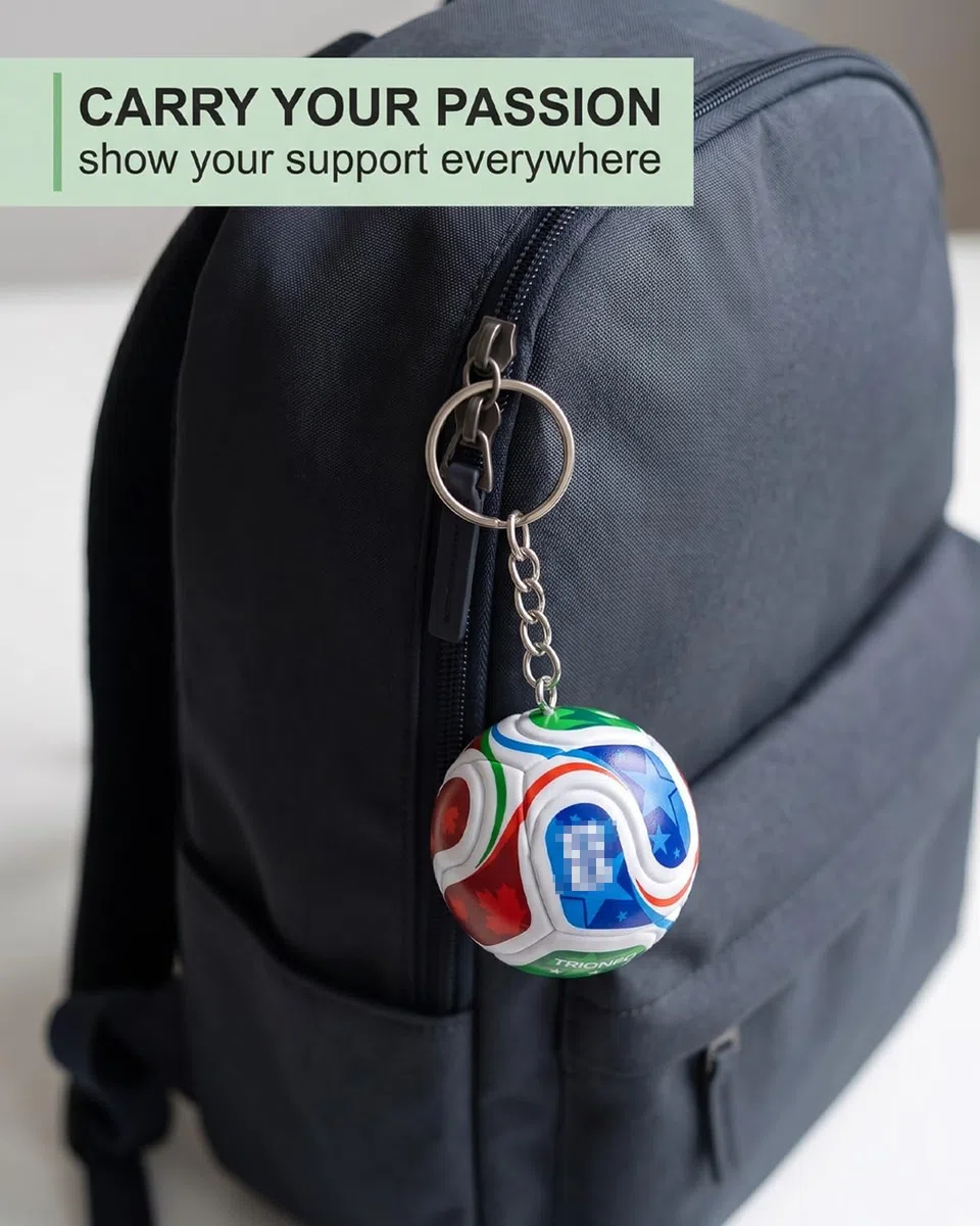 Llavero de Fútbol Mundial 2026 | 1 Unidad | Regalo Ideal para Fans y Niños | Souvenir Coleccionable para Aficionados al Deporte