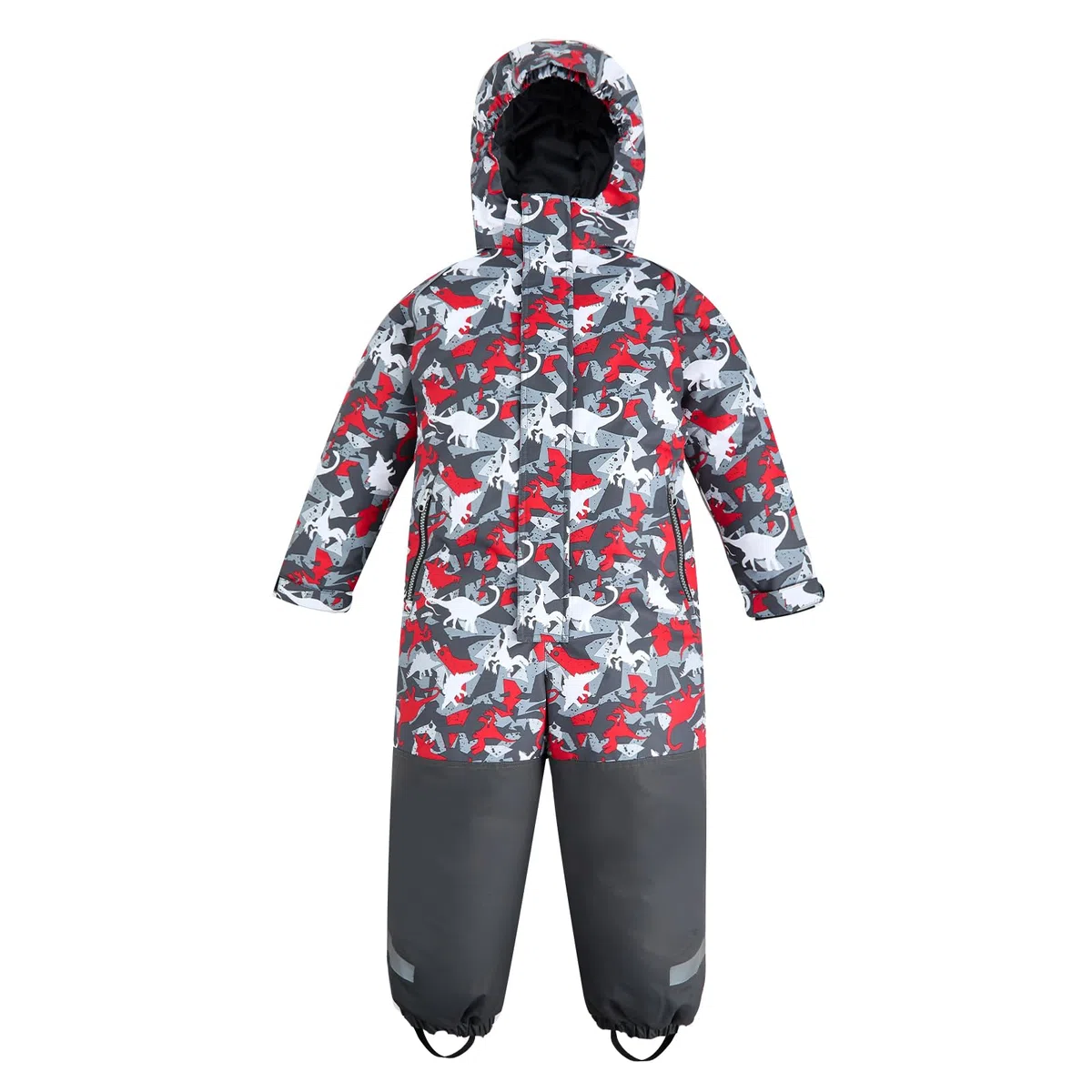 Gogokids Trajes de Nieve para Niños, Traje de Esquí Impermeable de Una Pieza, Edad 4-7 Años