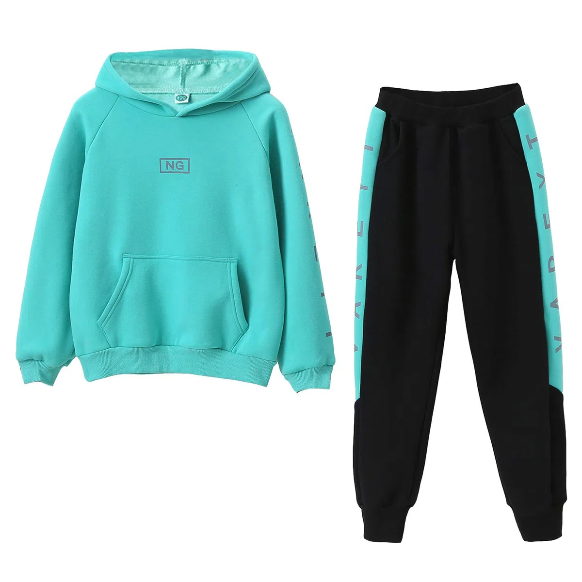 Niña Chándales 2 Piezas Sudadera con Capucha y Pantalon Deportivo Ropa Traje Deportivo Moda para Primavera Otoño