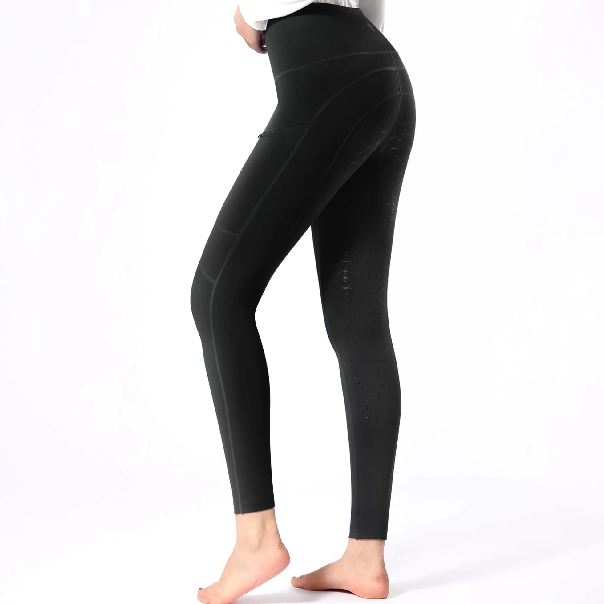 Harrison Howard Women's Full Seat Silicon Grip Equestrian Breeches Horse Riding Tights High Waisted Leggings for Women