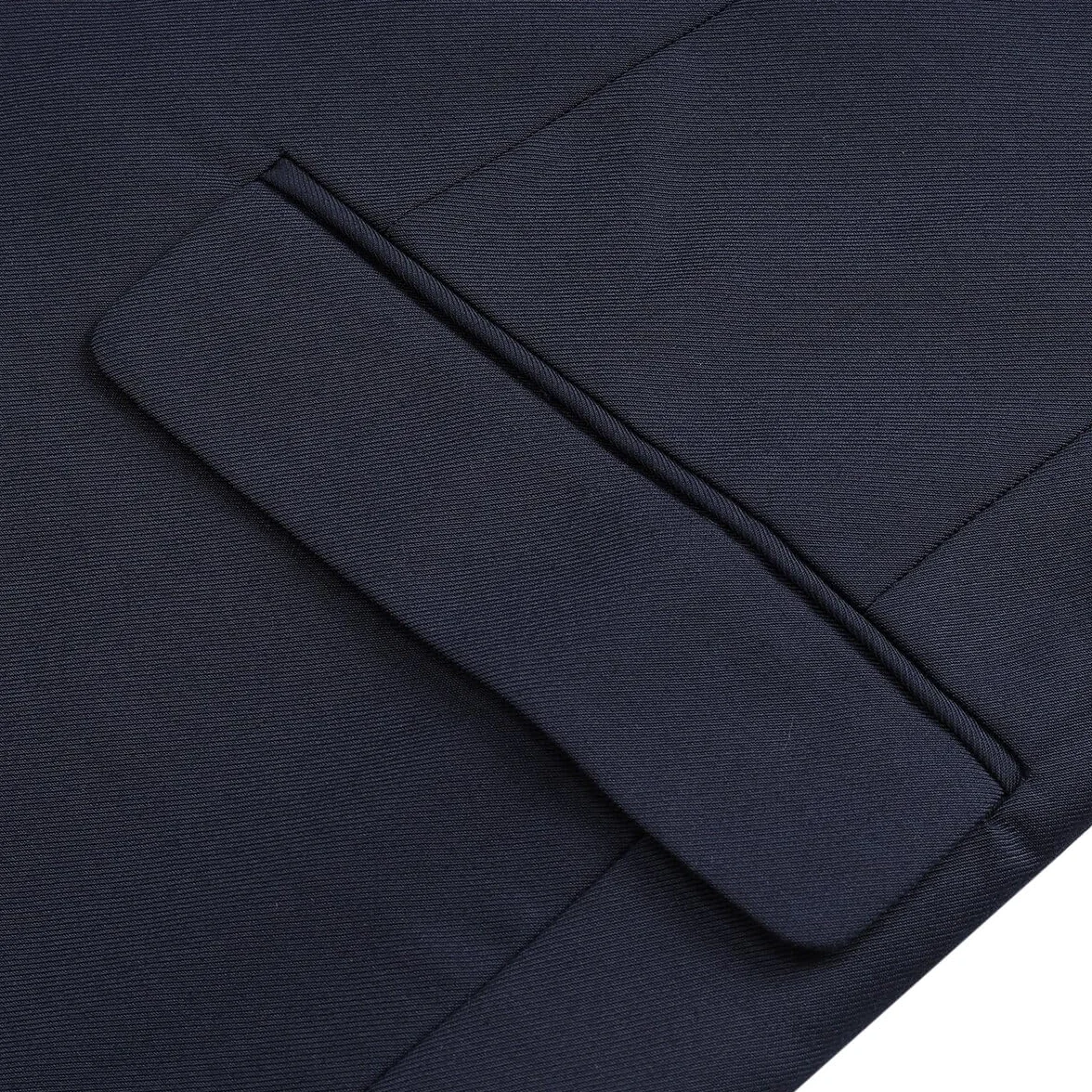 Chaqueta de traje para hombre, fina, clásica, con dos botones Tuxedo Formal para boda, azul marino