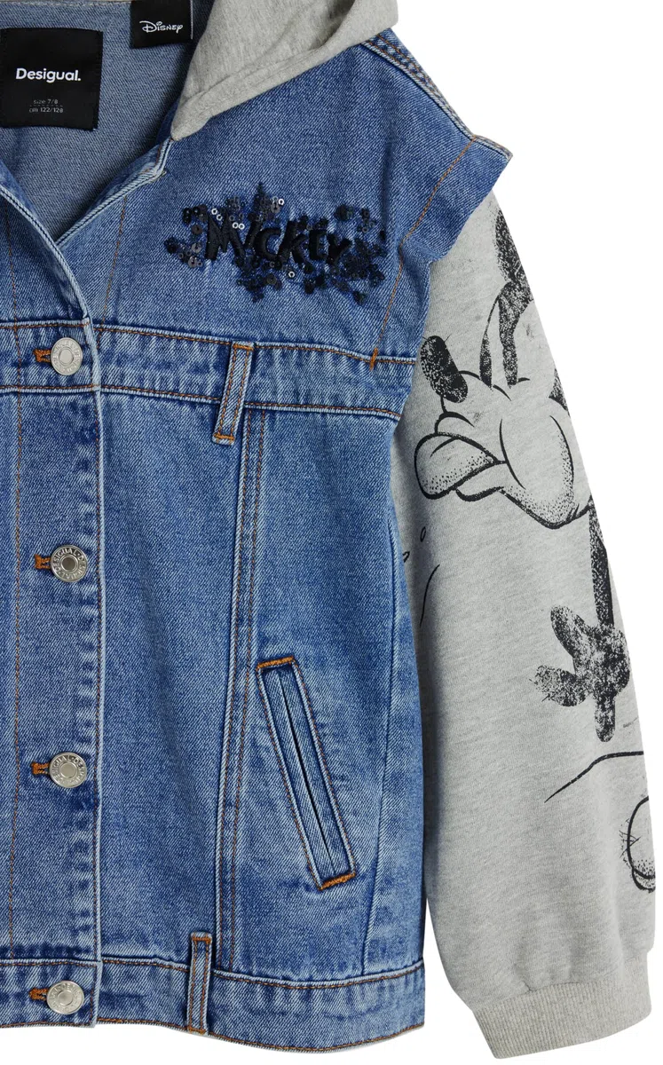 Desigual EXT_PEARL_M 5007 DENIM LIGHT WASH 9/10