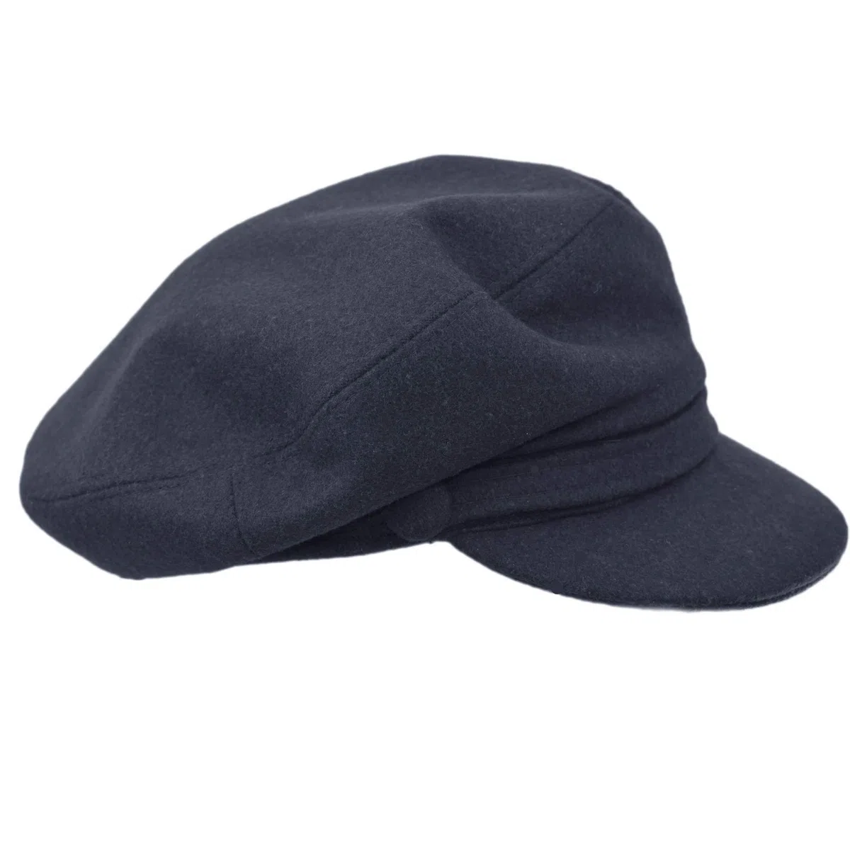 Melegari Gorra Popular Marinero Génova, Gorra Skipper, Gorra con Visera, Gorra Lana, Made in Italy, Otoño/Invierno