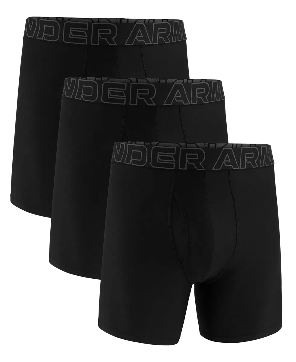 Under Armour UA Performance Tech - Solid 6 In 3pk,Taupe Dusk Ropa Interior de Hombres Hombre (Pack de 3)