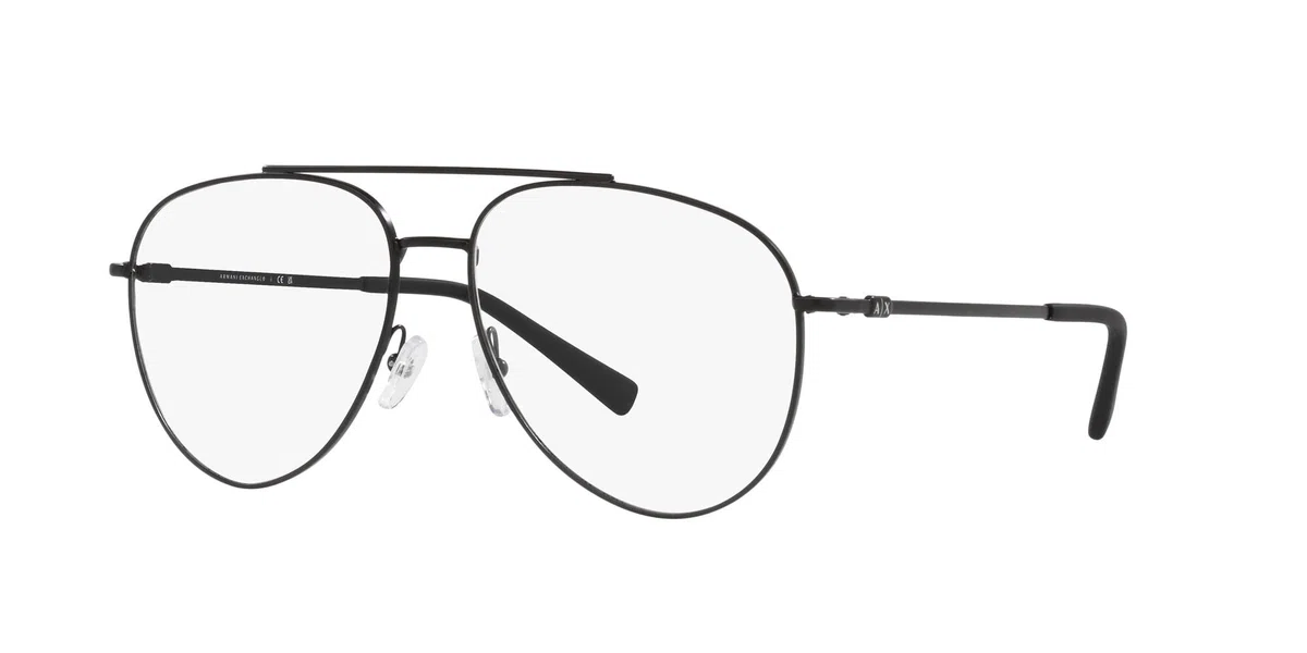 Armani Exchange Ax1055 - Marcos de gafas graduadas de aviador