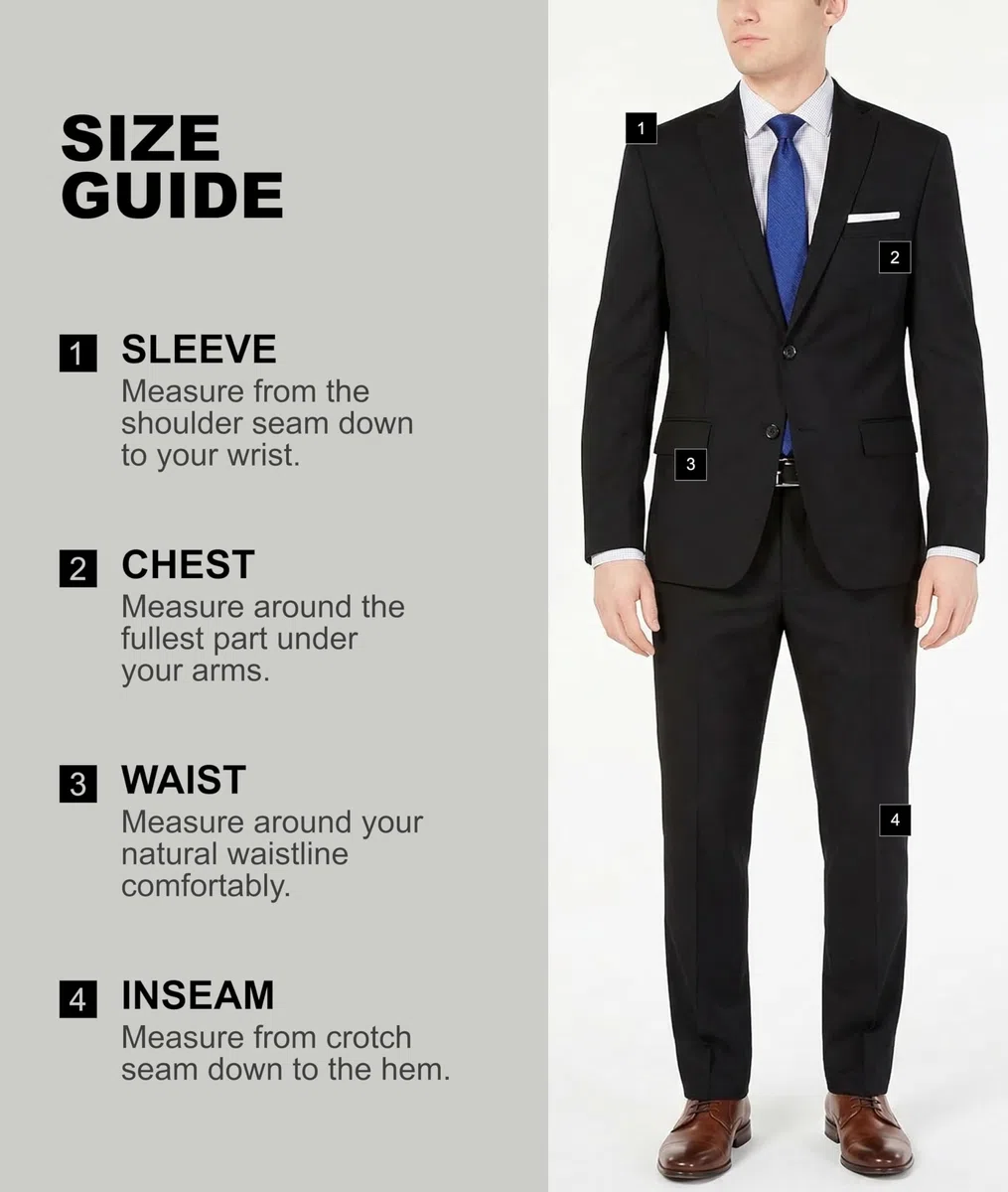 DKNY Ajuste Moderno, Traje de Alto Rendimiento por Separado Chaqueta de Traje de Negocios Hombre (Pack de 1)