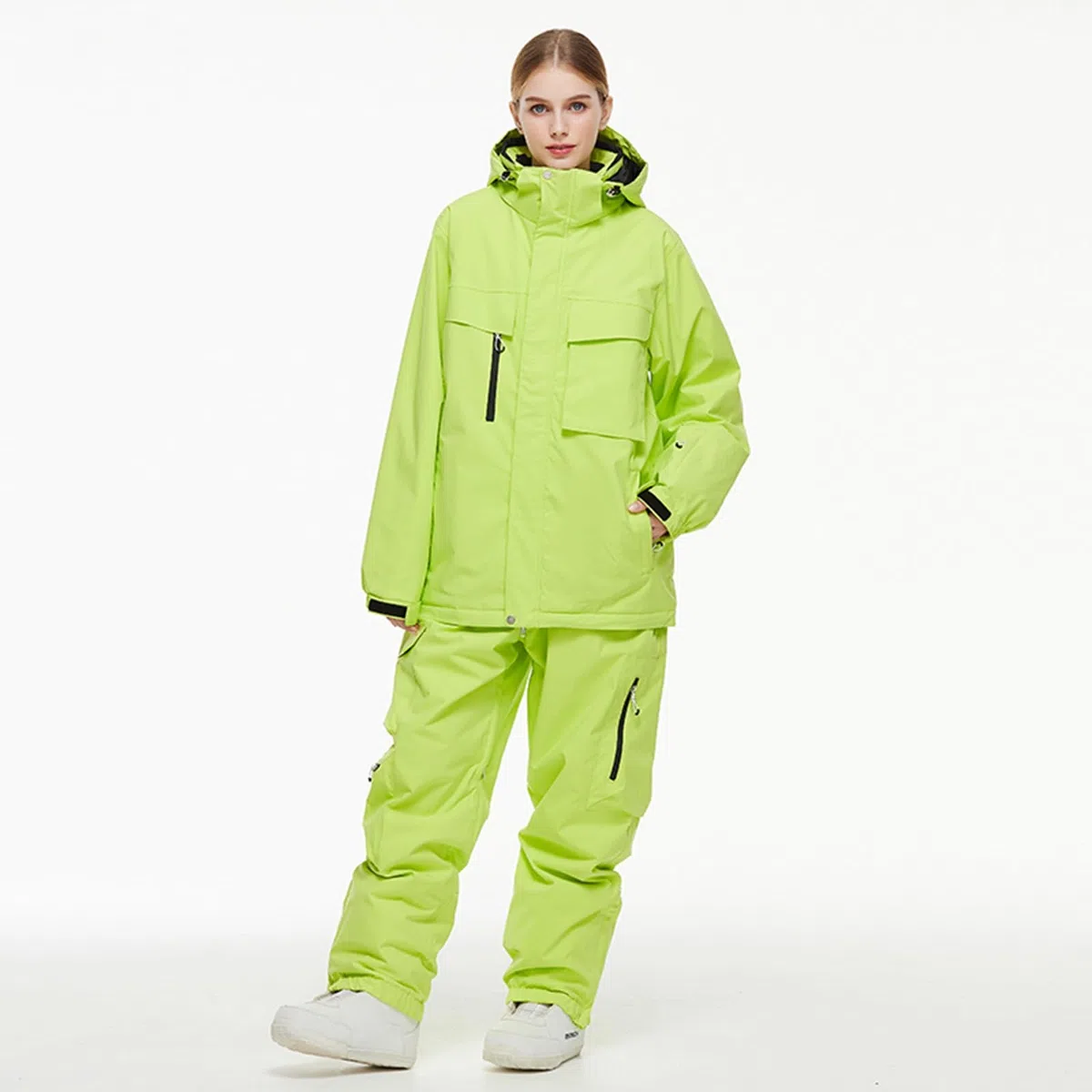 2025 Traje de nieve para hombre, conjunto de esquí impermeable, aislado a prueba de viento, chaqueta cálida de invierno + pantalón de nieve, equipo de senderismo, para snowboard, escalada