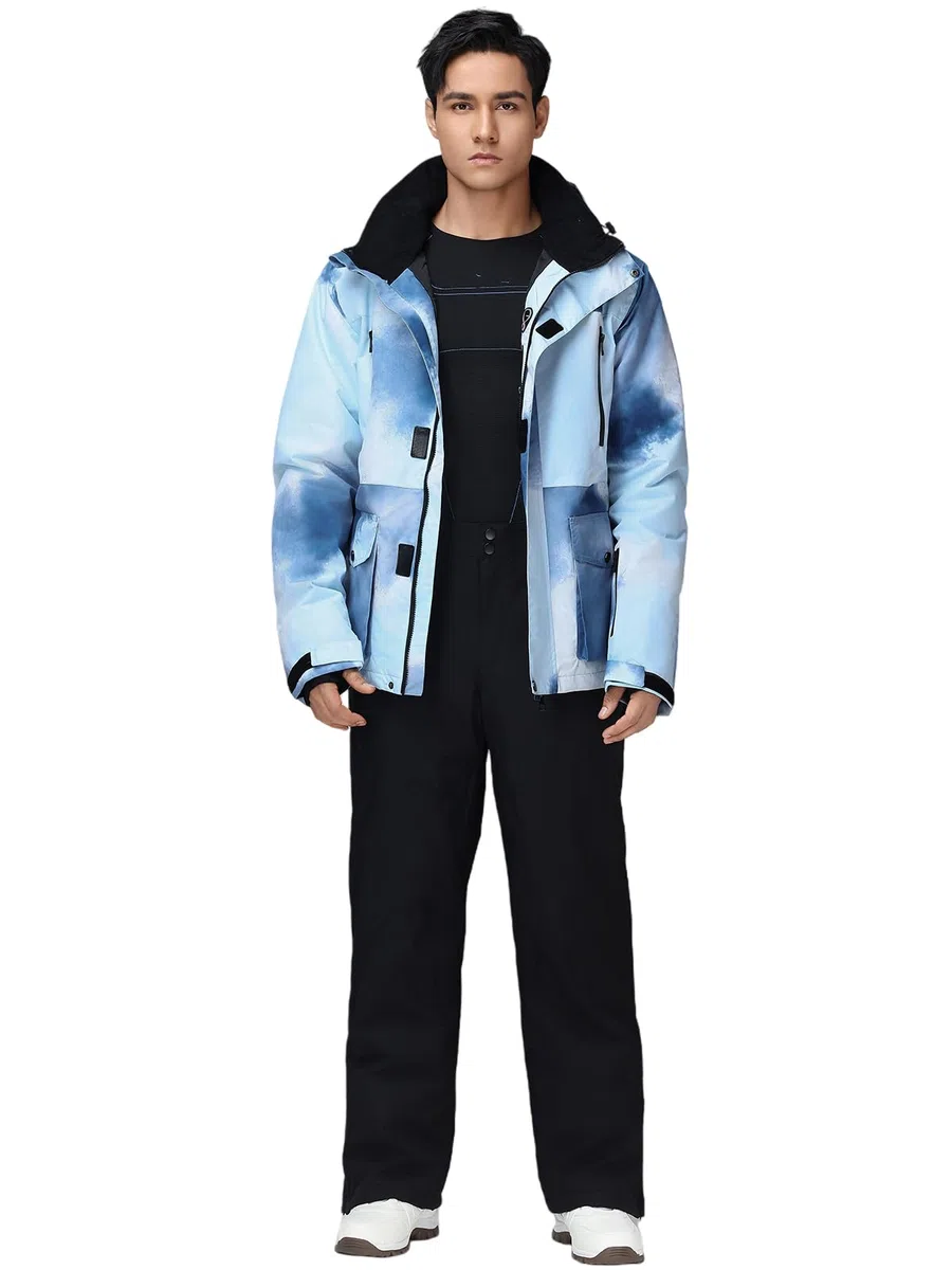 Chaqueta de esquí para hombre y pantalones conjunto, Impermeable de Montaña Chaqueta de Esquí,Cálida chaqueta de esquí y pantalones,para senderismo, caza, pesca, escalada, camping