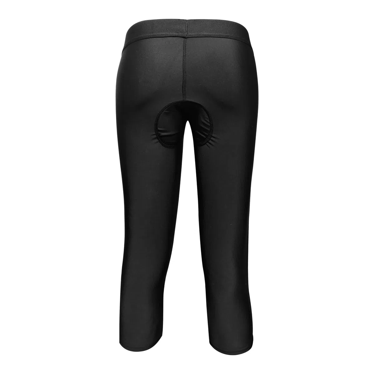 Topeter Pantalones de ciclismo acolchados 3D para jóvenes, leggings capri con rodilleras, mallas cortas de compresión para bicicleta