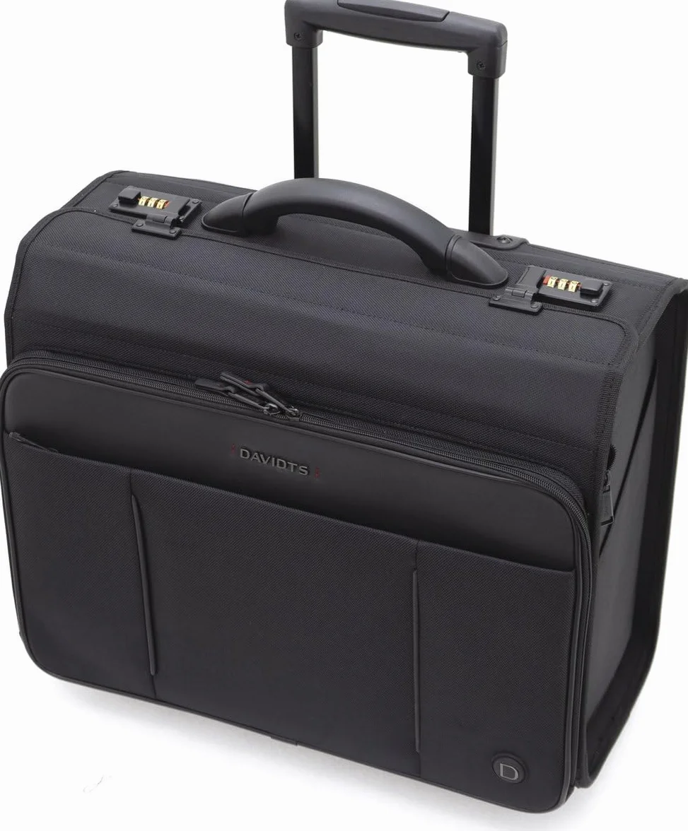 Davidt's DAVIDTS 263113 - Funda para piloto con ruedas, color negro, Negro , Trolley Modell 1, Funda piloto