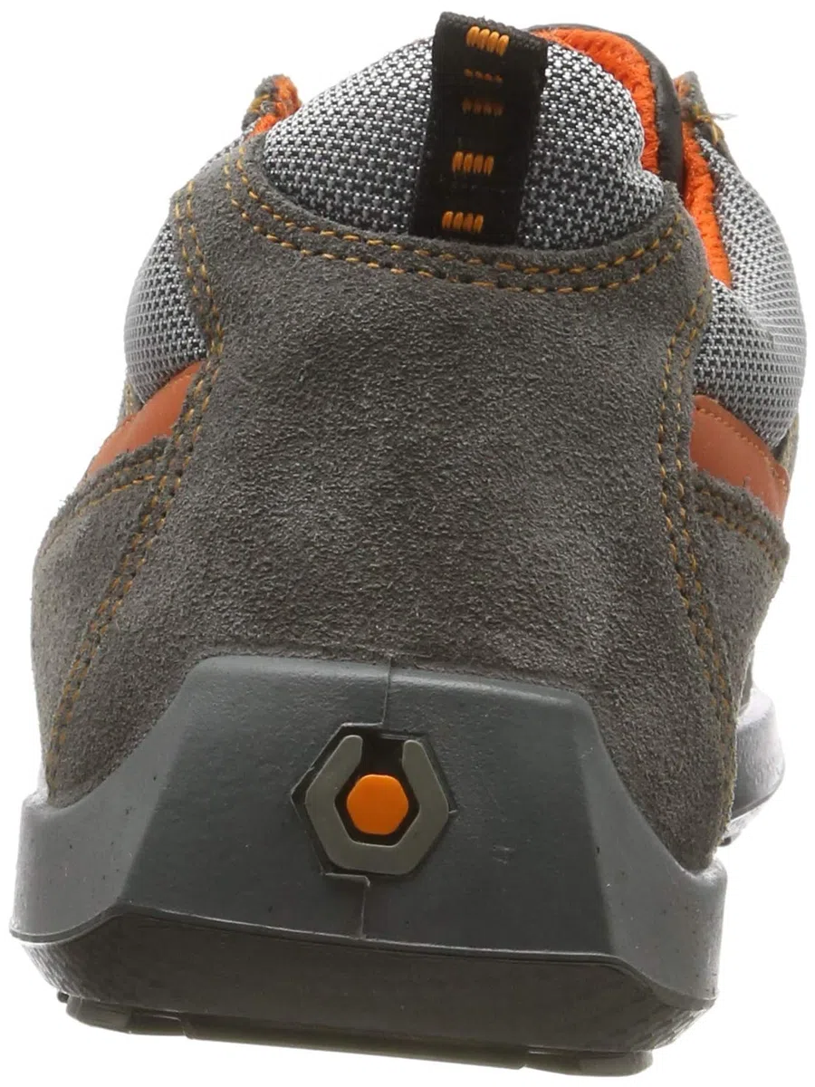 BASE Protection Climb S1P SRC Zapato de Seguridad, Talla: 42, Color: Gris/Naranja, B0618GOR42