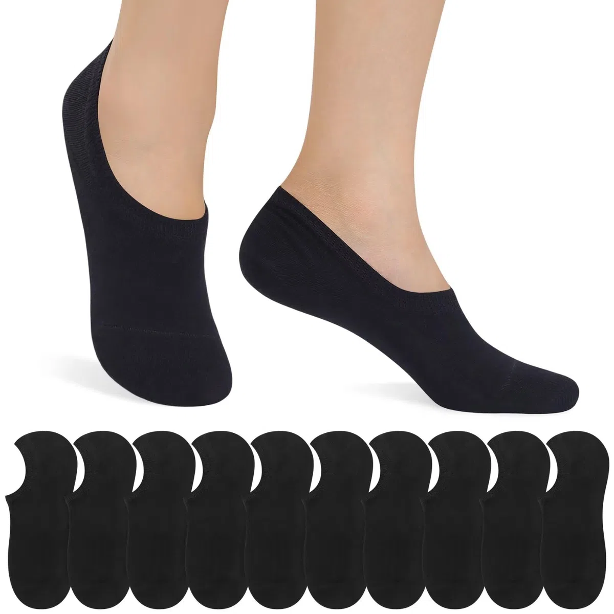 Calcetines Hombre Deporte 10 Pares Calcetines Negros Hombre Calcetines Bajos Hombre Calcetines Invisibles Calcetines Ciclismo Calcetines Cortos Mujer Calcetines Antiampollas Senderismo