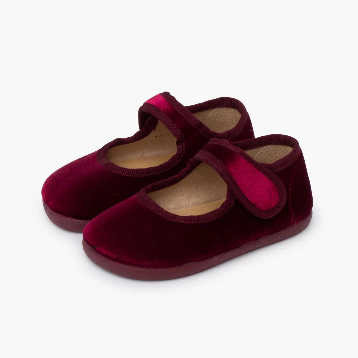 Pisamonas Merceditas Barefoot Terciopelo Tira Adherente