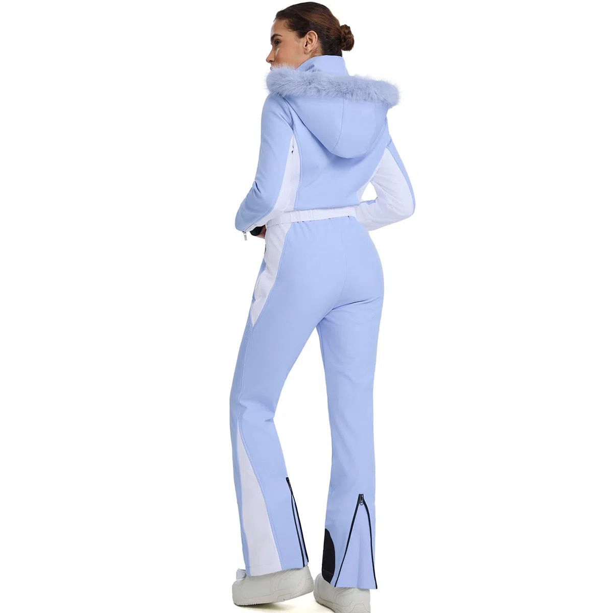 ALSOGO Traje de esquí de una pieza para mujer, mono aislado delgado, impermeable, a prueba de viento, snowboard de invierno para deportes al aire libre