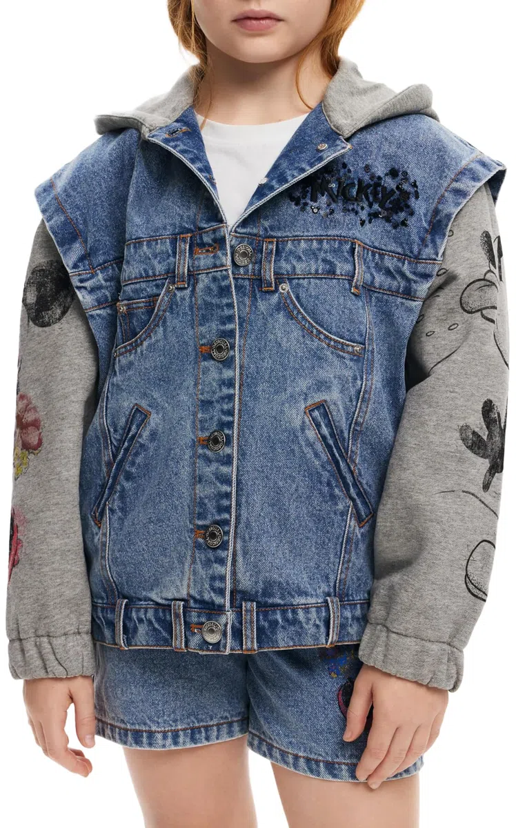 Desigual EXT_PEARL_M 5007 DENIM LIGHT WASH 9/10