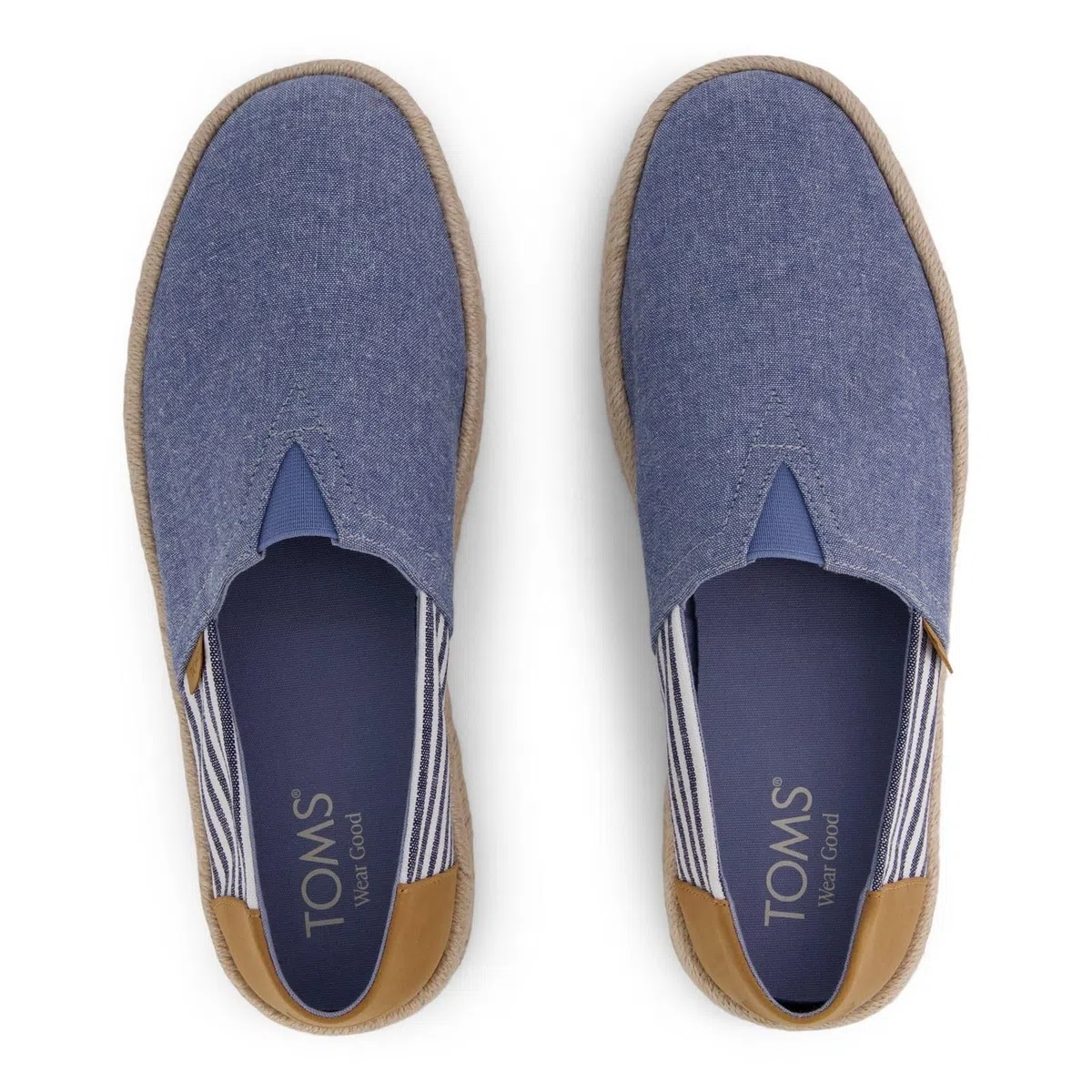TOMS Alpargata Rope 2.0 10023240 - Alpargata para hombre, color azul marino