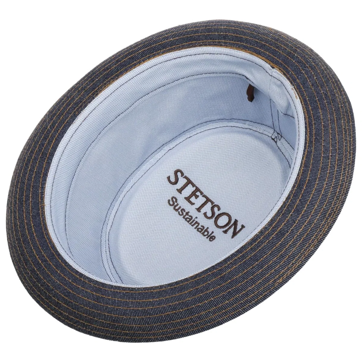 Stetson Danvick Sombrero Pork pie Denim Unisex Primavera Verano