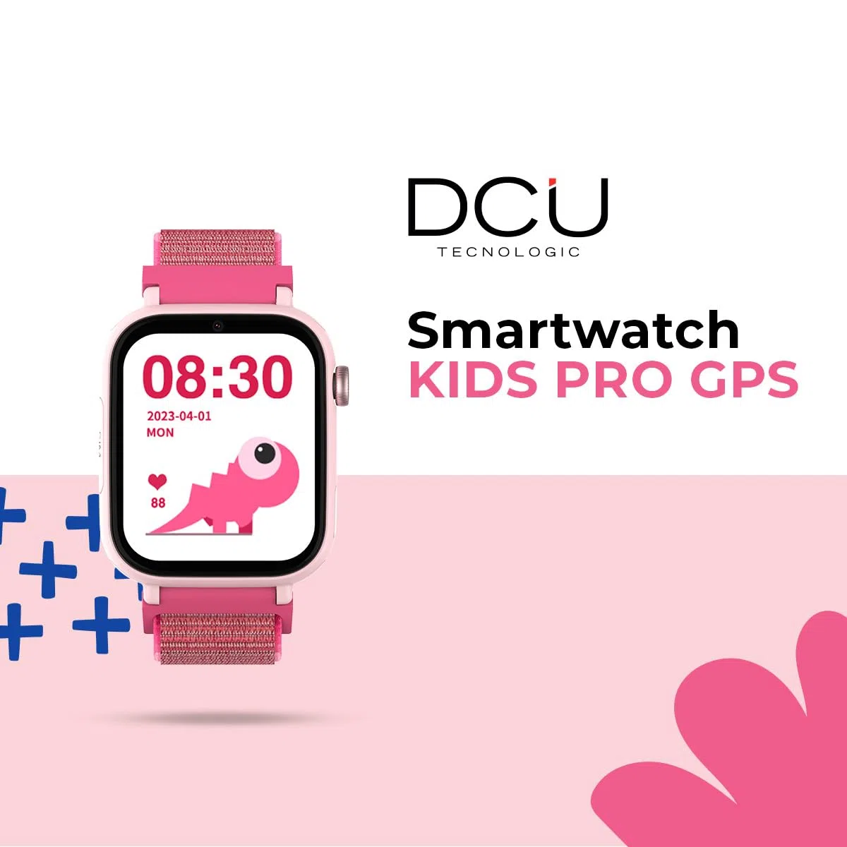 DCU TECNOLOGIC - Smartwatch para niños con Sistema Android - Whatsapp - Posicionamiento GPS - Videollamadas - Botón SOS - Control Parental