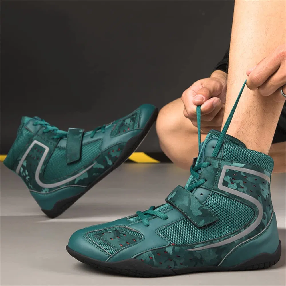 Zapatos de Boxeo para Hombres Zapatos de Lucha Profesional Zapatos de Entrenamiento Integral para Mujeres Botas de Boxeo para Fitness