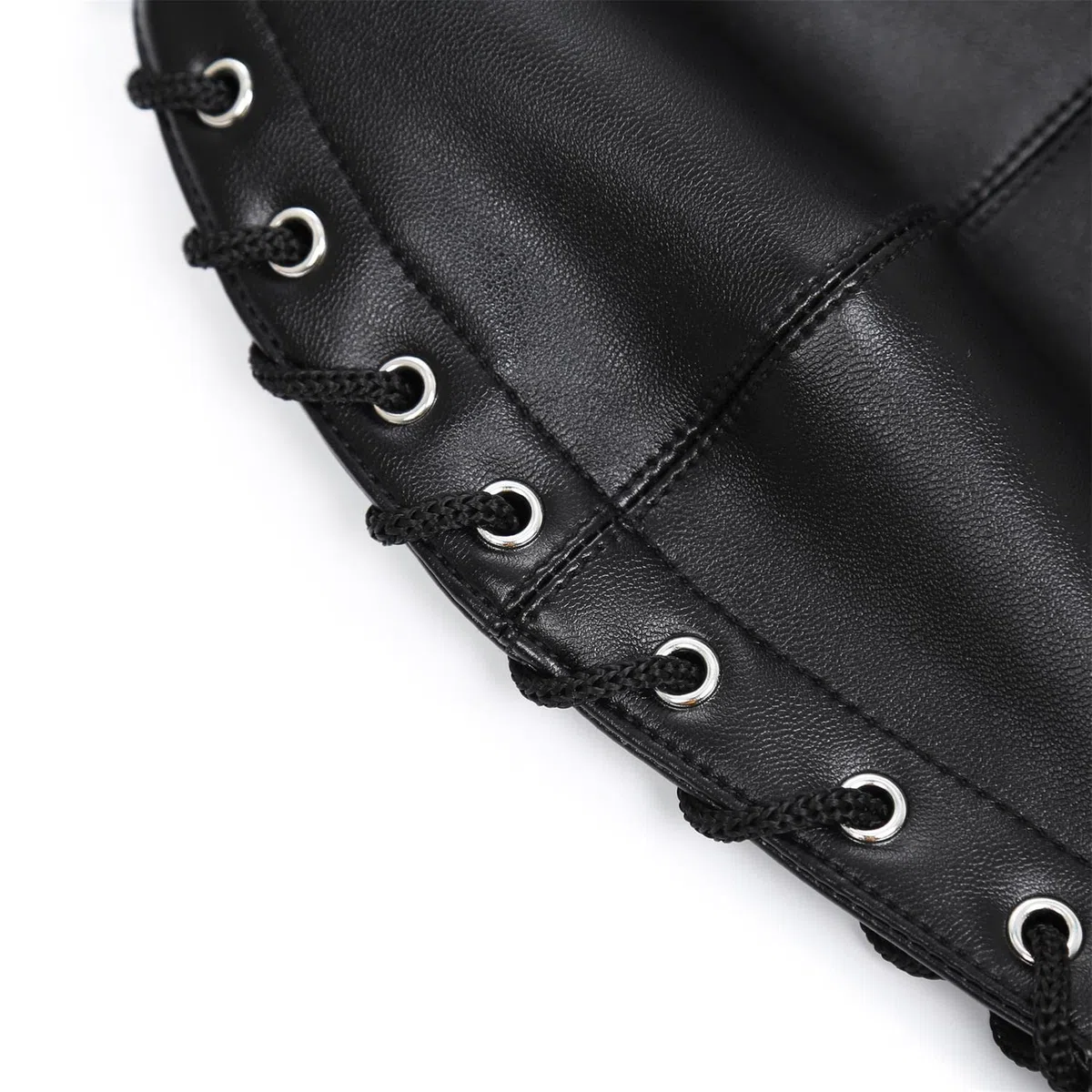 Cuero Cabeza Cubrir con Peluca Cola de Caballo Látex máscara de Cabeza Capucha de Goma para Cosplay Fiesta Ropa de Club