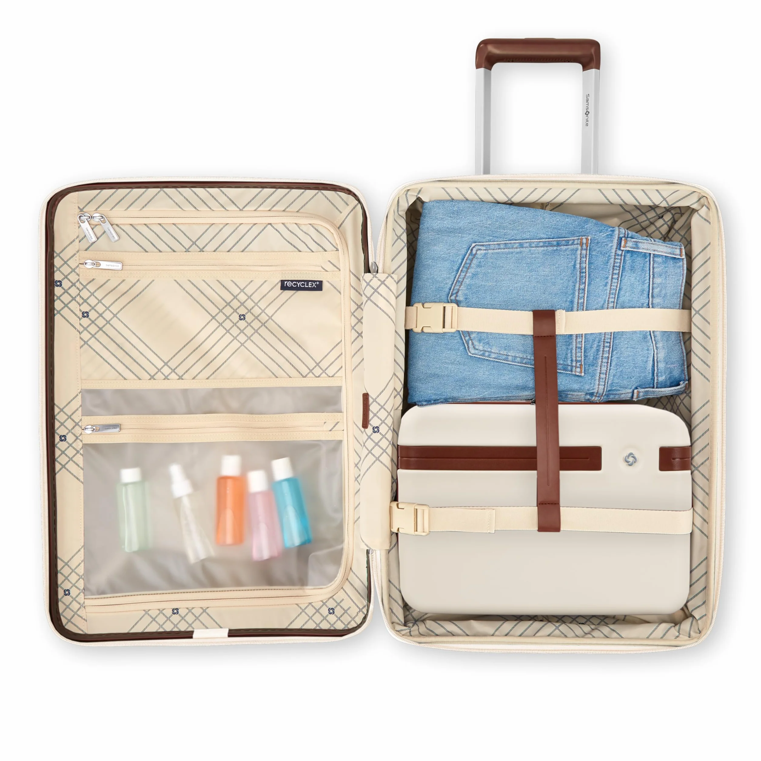 Samsonite Virtuosa - Estuche rígido de Viaje para Maquillaje con Correa extraíble