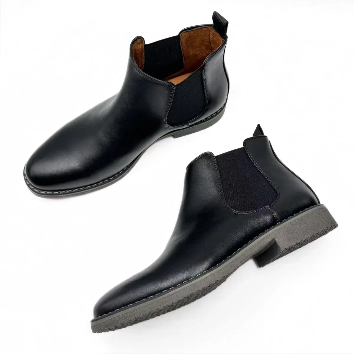 Finishing & Sewing Botas Chelsea para hombre, estilo informal, informales