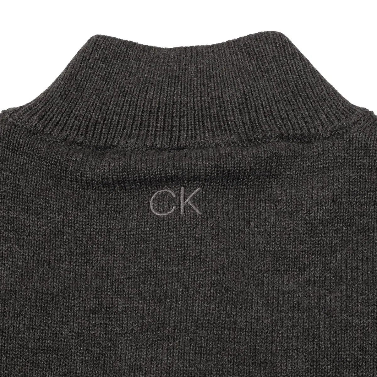 Calvin Klein Hombre Rapid 1/2 Zip Durable Suéter Suave Rayado